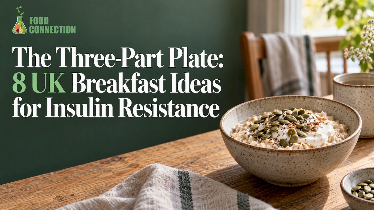 Oat breakfast with yoghurt and pumpkin seeds